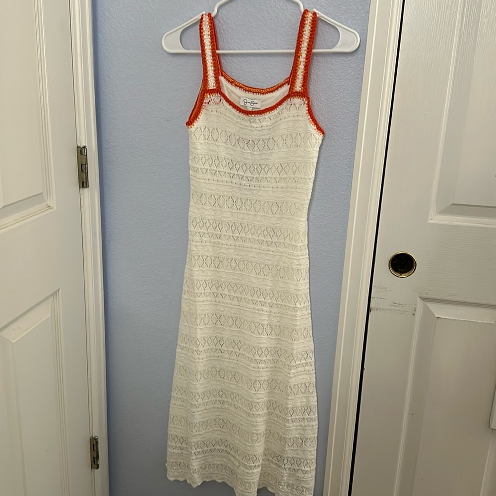 Jessica Simpson’s crochet dress